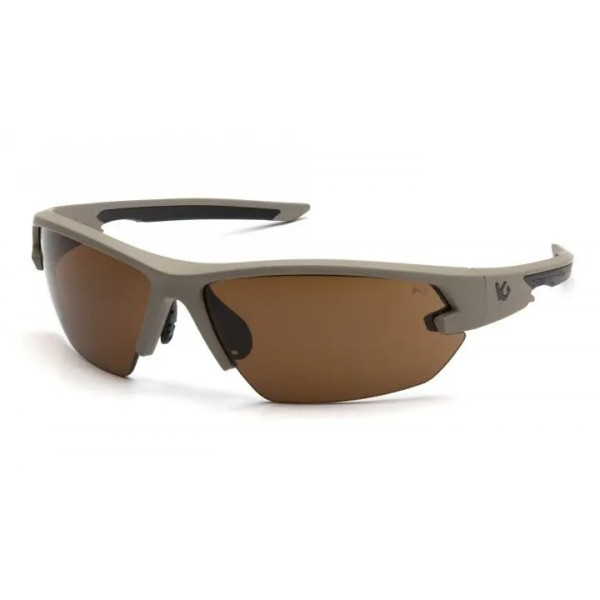 Очки защитные Venture Gear Tactical Semtex 2.0 Tan Anti-Fog, коричневые (bronze) — изображение 1
