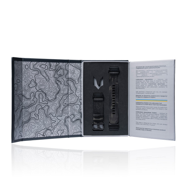 Ремешок Valkyrie для Garmin QuickFit 26, Multicam Black — изображение 1